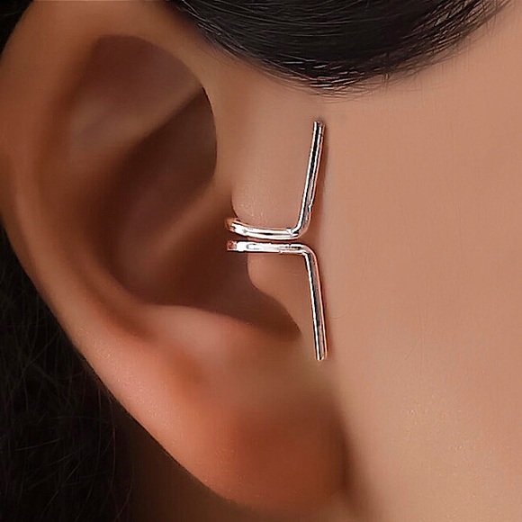 🔴𝟭𝟬/$𝟮𝟱🔴NEW Ear Cuff Simple Tragus Wrap Earring - Picture 9 of 9